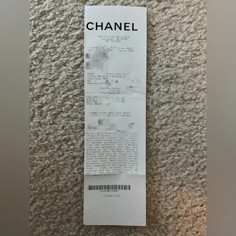 CHANEL Caviar Quilted Medium Double Flap Beige with golden hardware